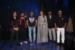 Mika Singh, Pritam, Salman Khan, Anushka Sharma, Sajdi Wajid during Sultan movie promotion on the sets of Sa Re Ga Ma Pa on June 21, 2016